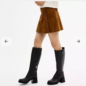 Coach Black Heeled Boots 8.5 Women